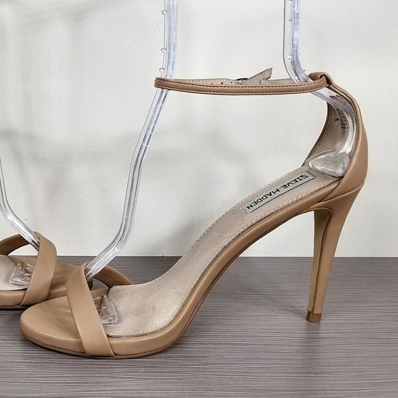 Steve Madden Stecy Sandal, Natural, Womens Size 10 - Picture 6 of 12